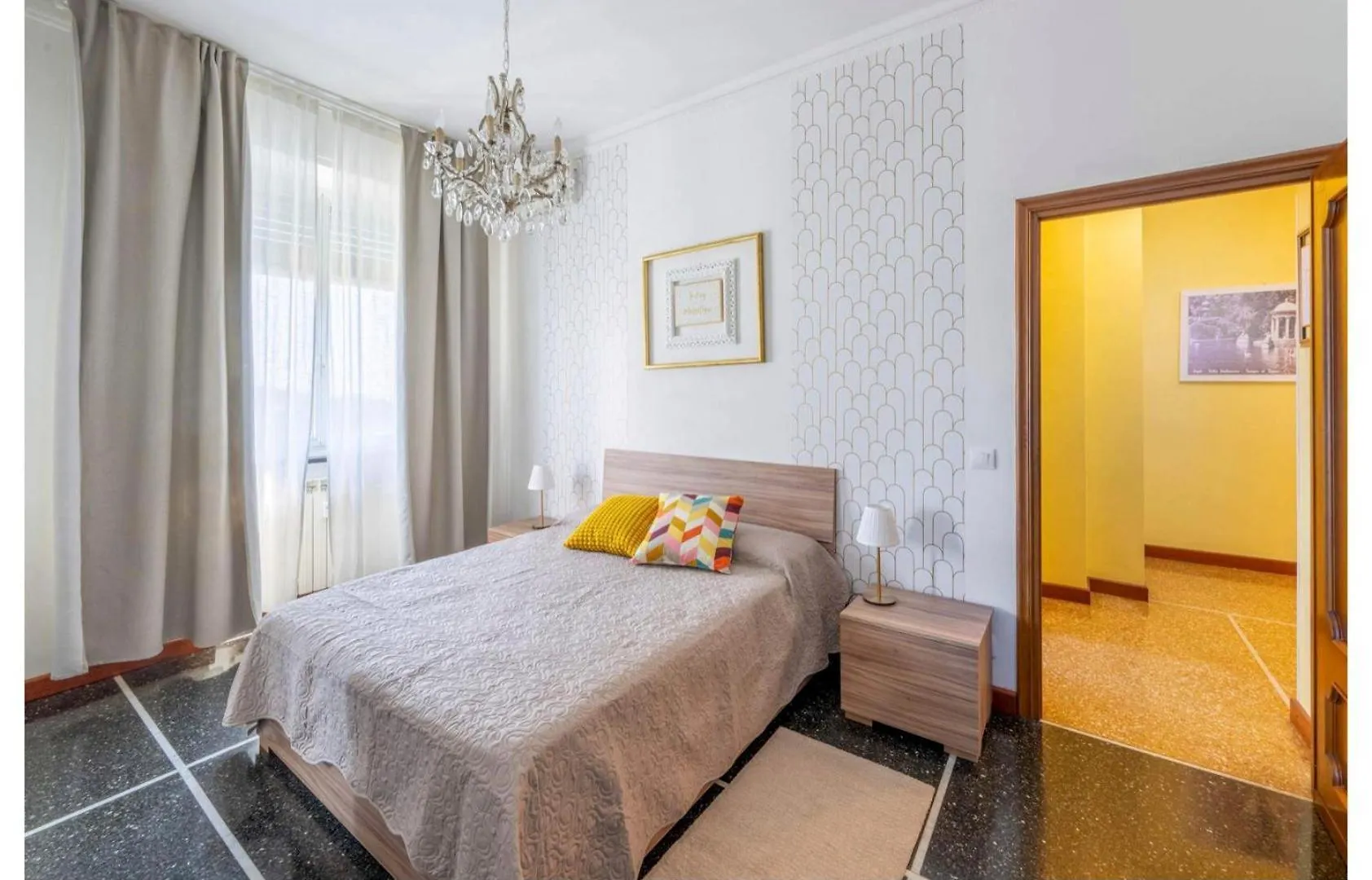 아파트 Genova Holidays House Erma - Parcheggio Privato E Wi-Fi - Ac 이탈리아